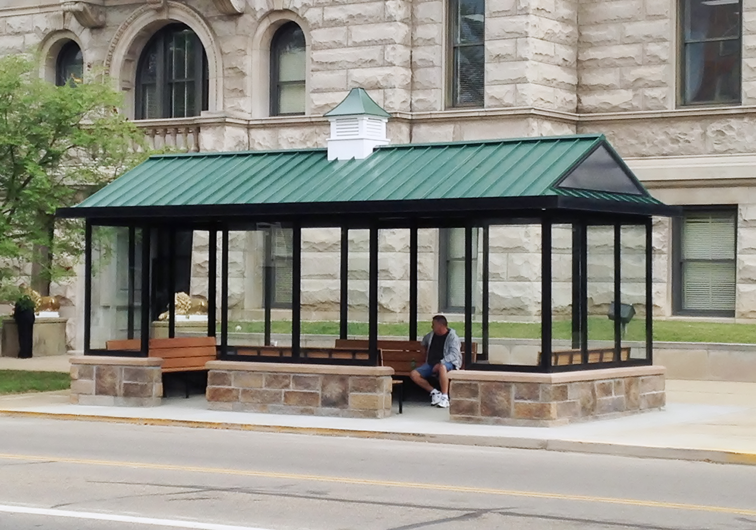 Passenger Shelter Close Up