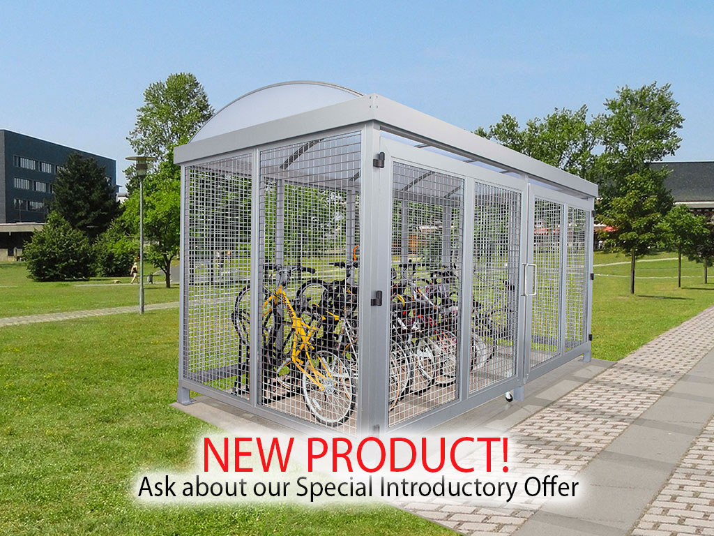 covered bike shelter