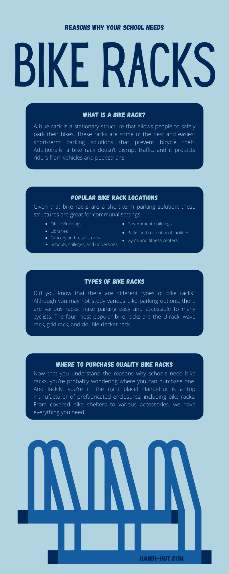 5 Reasons Why Your School Needs Bike Racks