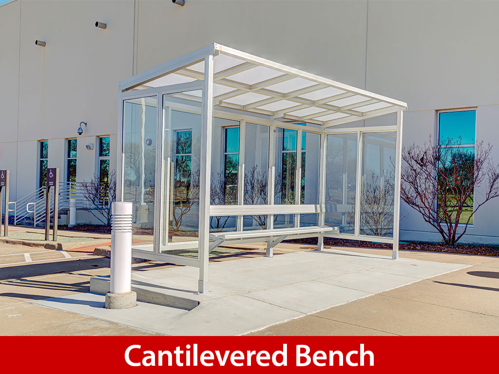 Cantilevered Bench