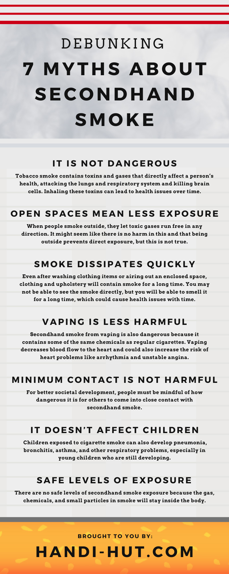 Debunking 7 Myths About Secondhand Smoke 